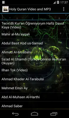 Holy Quran video and MP3 android App screenshot 4